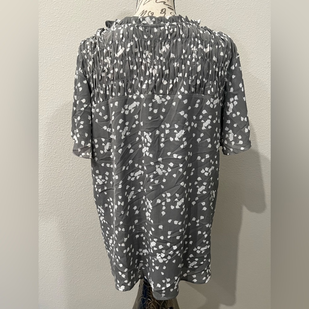 Dokotoo Womens Ladies Summer Tops V Neck Chiffon Med - Picture 3 of 7